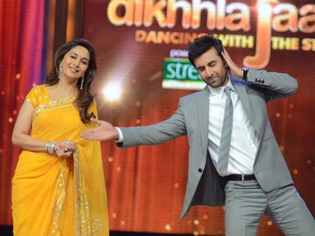 Pics : માધુરીએ કર્યાં રણબીરના ભરપેટ વખાણ