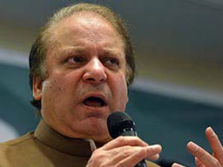 ત્રીજી વખત પાકિસ્તાનના પ્રધાનમંત્રી બન્યા નવાઝ શરીફ