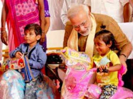 શિક્ષણથી બાળકોના ભવિષ્યને ઉજ્જવળ બનાવવાનું છે : નરેન્દ્ર મોદી