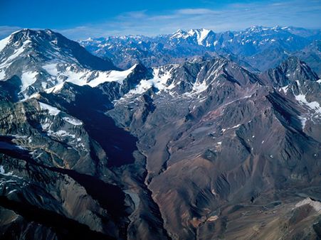 એન્ડેસ, દક્ષિણ અમેરિકા