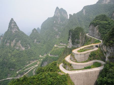 ટિયાનમેન માઉન્ટેન રોડ, ચીન