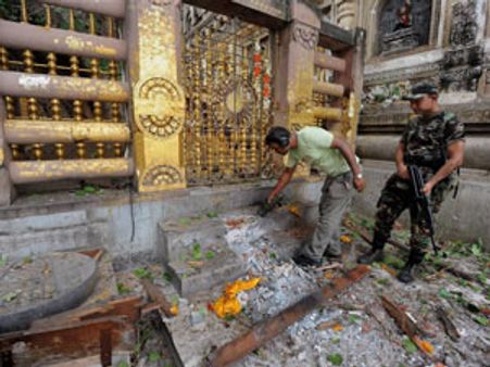 બોધગયા વિસ્ફોટઃ એકની અટકાયત, સીસી ટીવી ફુટેજ જારી