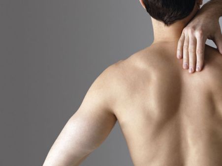 પીઠની જમણી તરફ