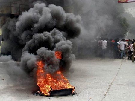 તેલંગણા વિરુદ્ધ પ્રદર્શન