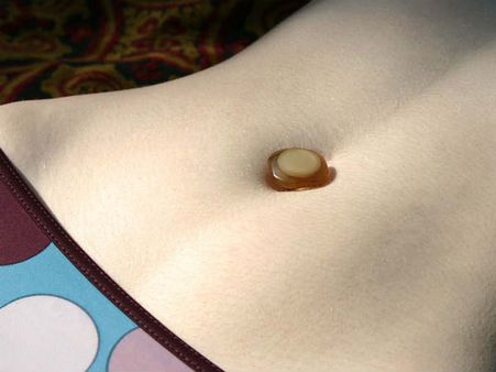 નાભિની અંદરનો પોઇન્ટ થોડો અંદરની તરફ હોય