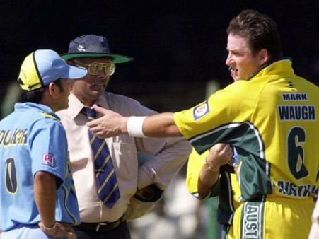 માર્ક વો અને સચિન તેંડુલકર