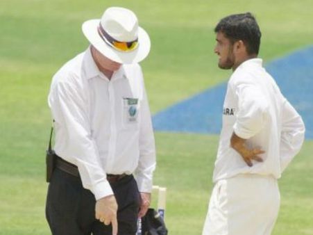 અમ્પાયરના પોઇન્ટથી નારાજ ગાંગુલી