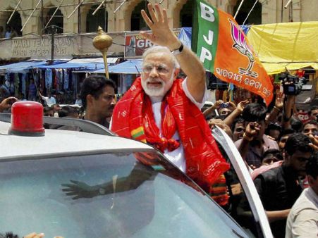 હૈદરાબાદમાં મુખ્યમંત્રી નરેન્દ્ર મોદીએ કહ્યું,' યસ વી કેન- વી વીલ ડૂ'