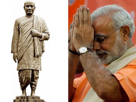 'ફક્ત સરદાર પટેલ સાથે જ થઇ શકે મોદીની તુલના'