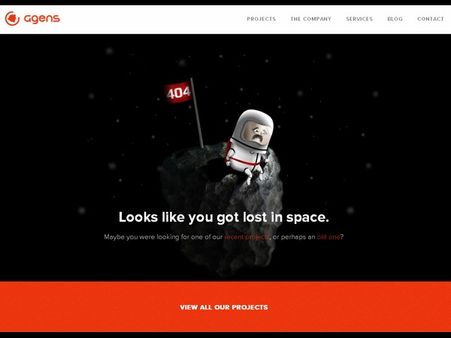 Funny creative error 404