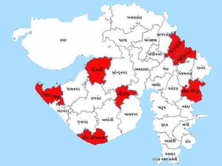ગુજરાત સરકારે આજે સાત નવા જિલ્લાની જાહેરાત કરી