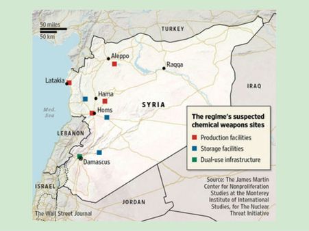 સિરિયામાં દમાસ્કસ પાસે રાસાયણિક હુમલામાં અનેકનાં મોત