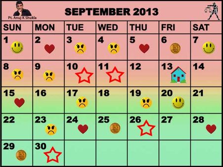 તુલા- સપ્ટેમ્બર આપના માટે લકી