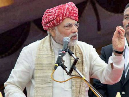 'લાલ કિલ્લા' પરથી જનતાને સંબોધિત કરશે નરેન્દ્ર મોદી