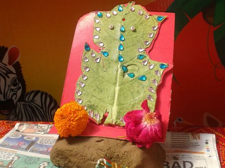 ભૂલકાંઓએ ઉજવી ઇકો ફ્રેન્ડલી ગણેશ ચતુર્થી