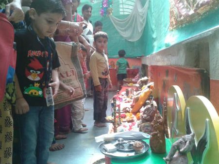 તસવીરોમાં જુઓ ભૂલકાંએ ઉજવી ઇકો ફ્રેન્ડલી ગણેશ ચતુર્થી