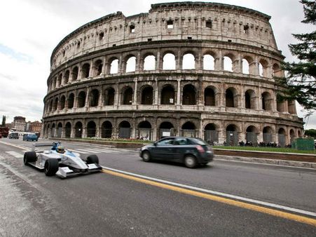 રોમમાં ફોર્મૂલા ઇ કાર