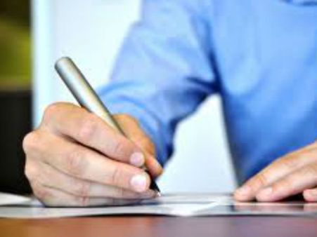 લખાણમાં વળાંકના આધારે 