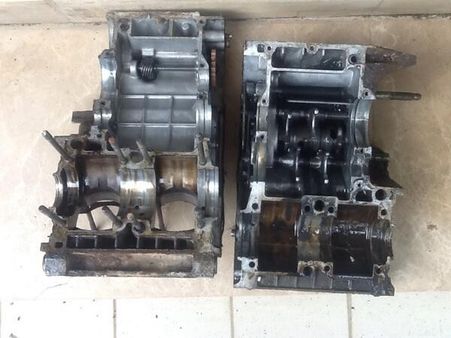 એન્જીનને ખોલ્યા બાદની તસવીર