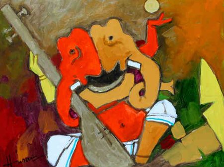 બ્રશ અને કલર્સના માસ્ટર એમ એફ હુસૈનનો આજે જન્મદિવસ