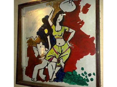 ફિલ્મ પોસ્ટર્સ તૈયાર કરતા ફિલ્મ પોસ્ટર્સ તૈયાર કરતા