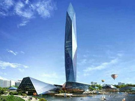  ઇન્ફિનિટી ટાવરની ઉંચાઇ 