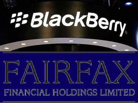 બ્લેકબેરીને 4.7 બિલિયન ડોલરમાં ખરીદશે ફેરફેક્સ