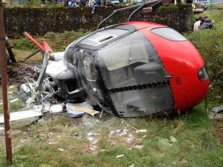 મહારાષ્ટ્રના થાણેમાં હેલિકોપ્ટર ક્રેશ, 5ના મોત