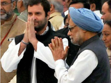 હવે રાહુલ ગાંધી આગામી સરકારનું નેતૃત્વ કરે: મનમોહન