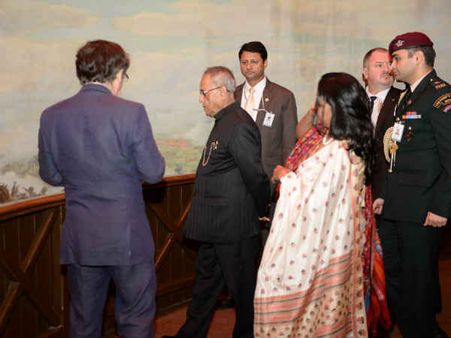 વૉટરલૂની મુલાકાતે પ્રણવ મુખર્જી