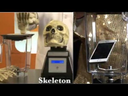 આ મિક્સરમાં બધુ ક્રશ થઇ જાય છે, iPhonથી લઇને માનવ ખોપડી પણ...