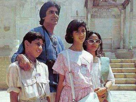 પરિવાર સાથે અમિતાભ