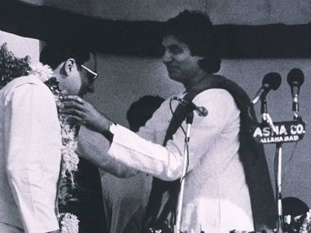 રાજીવ સાથે અમિતાભ