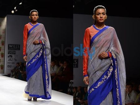 બ્લુ સાડી