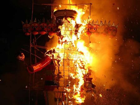 દશેરાના દિવસે ના થઇ શક્યુ રાવણ દહન