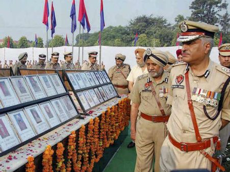 પંજાબ ડીજીપીએ અર્પી શ્રદ્ધાંજલિ