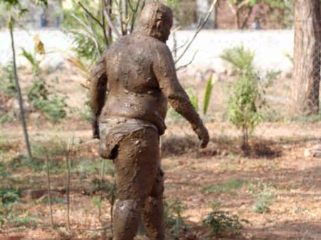 કિચડમાં સ્નાન 