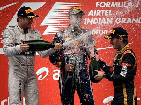 ફૉર્મૂલા વનના વિશ્વવિજેતાની ભારતીય ટ્રેક પર હૈટ્રિક