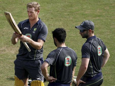 ઓસ્ટ્રેલિયન ટીમની પ્રેક્ટિસ