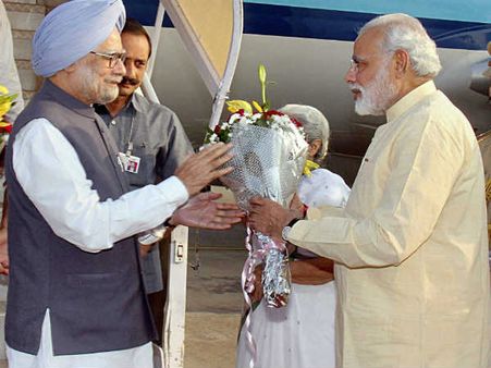 સીએમે કર્યું પીએમનું સ્વાગત