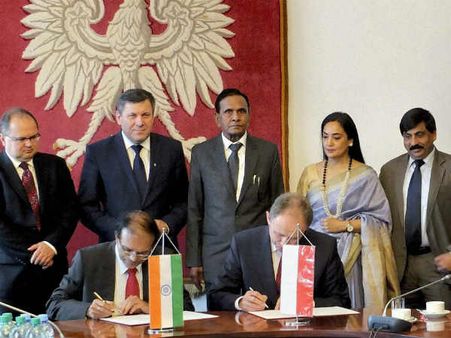 ભારત-પોલેન્ડ વચ્ચે કરાર