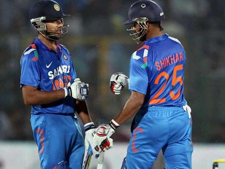 શિખર અને રોહિતે ઓછું કર્યું દબાણ