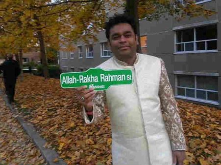 હવે કેનેડાનો એક માર્ગ ઓળખાશે એ આર રહેમાનના નામથી