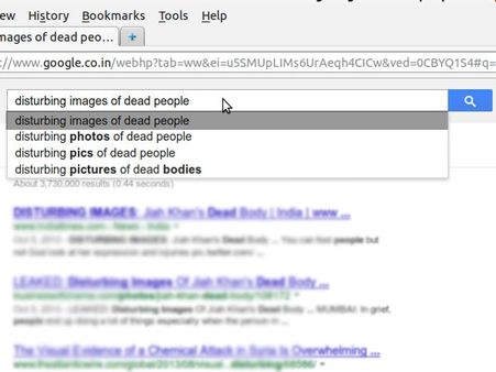 વિચલિત કરતી તસવીર