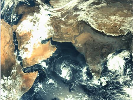 મંગળયાન દ્વારા લેવાયેલ તસવીર