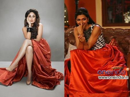 દીપિકા તો બેસી ગયાં ડ્રેસ પર દીપિકા તો બેસી ગયાં ડ્રેસ પર