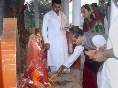 પ્રભુના દરબારમાં શિવરાજ સિંહ ચૌહાણ