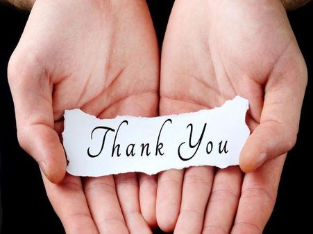 આભાર વ્યક્ત કરતાં શીખો 