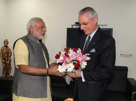 ઇટાલીના રાજદૂત ડેનિયલ માનકી નરેન્દ્ર મોદીને મળ્યા