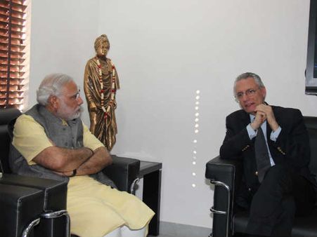 ઇટાલીના રાજદૂત ડેનિયલ માનકી નરેન્દ્ર મોદીને મળ્યા